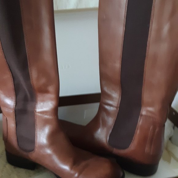 Franco Sarto L Tahini Leather Riding Boots - Picture 2 of 9